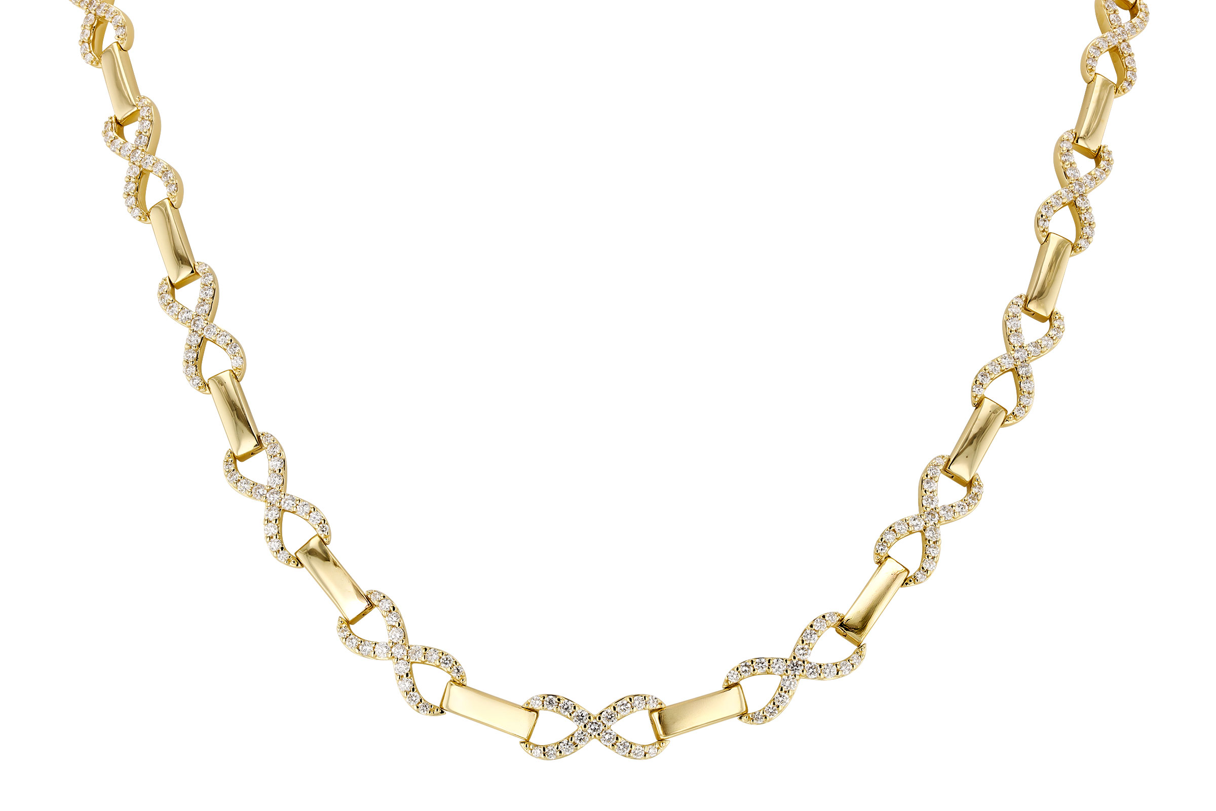 B312-11240: NECKLACE 2.20 TW (17")