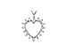 C043-03077: HEART PENDANT .23 TW