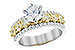 C225-76686: LDS SEMI DIA RG 1.06 YELL DIA 1.50 TW