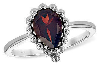 C225-76713: LDS GARNET RING 1.38 CT