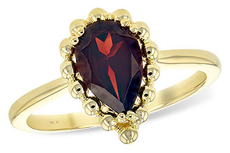 C225-76713: LDS GARNET RING 1.38 CT