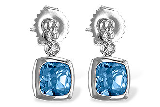 C225-77577: EARR 1.76 BLUE TOPAZ 1.80 TGW