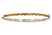 C225-77586: BANGLE BRACELET 1.00 TW