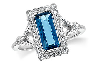 C226-69440: LDS RG 1.58 LONDON BLUE TOPAZ 1.75 TGW