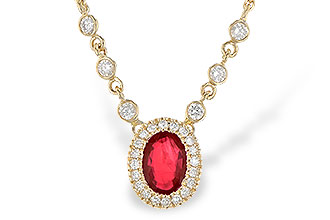 C226-70286: NECK .70 RUBY .94 TGW (17")