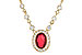 C226-70286: NECK .70 RUBY .94 TGW (17")