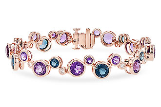 C309-43022: BRACELET 13.90 SEMI-PREC 14.20 TGW