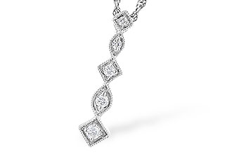 C309-43949: NECKLACE .10 TW