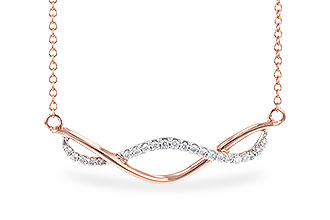 C309-44858: NECKLACE .14 TW
