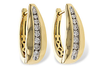 C310-35740: EARRINGS .40 TW