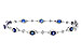 C311-19440: BRACELET 2.31 SAPPHIRE 2.50 TGW (7")