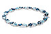 C311-20331: BRACELET 12.20 BLUE TOPAZ 12.50 TGW (7")