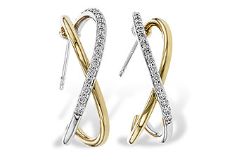 C311-20349: EARRINGS .50 TW