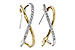 C311-20349: EARRINGS .50 TW