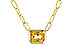 C311-23977: NECKLACE .86 CITRINE (18")