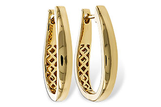 C311-23986: GOLD EARRINGS (22MM)