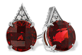 C311-24840: EARR 2.08 TW GARNET 2.10 TGW (6MM RD)