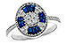 C311-24895: LDS RG .56 TW SAPPHIRE .86 TGW