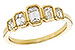 C311-26695: LDS DIA WED RG .90 TW EMERALD CUTS