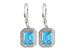 D223-93913: EARR 2.20 BLUE TOPAZ 2.36 TGW