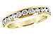 D224-89422: LDS WED RG .75 TW (12 STONES)