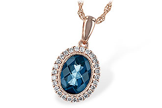 D225-73922: NECK 1.28 LONDON BLUE TOPAZ 1.41 TGW