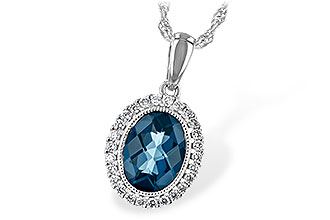 D225-73922: NECK 1.28 LONDON BLUE TOPAZ 1.41 TGW