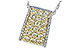 D225-74858: NECK .95 YELLOW DIAS 1.09 TW