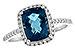 D225-81258: LDS RG 2.42 LONDON BLUE TOPAZ 2.62 TGW