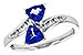 D226-63995: LDS RG .77 TW TANZANITE .90 TGW