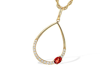 D226-71231: NECK .19 GARNET .28 TGW