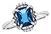 D309-39395: LDS RG 1.70 LONDON BLUE TOPAZ 1.76 TGW