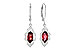 D309-43995: EARR 1.10 TW GARNET 1.25 TGW