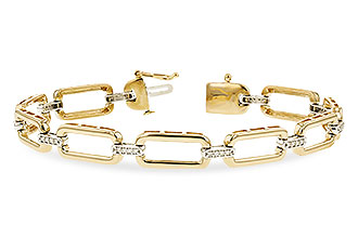 D310-33031: BRACELET .25 TW (7.5" - E225-78504 WITH LARGER LINKS)