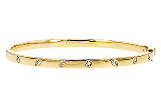 D310-33949: BANGLE .35 TW FANCY CUT DIAMONDS
