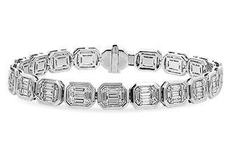 D310-34904: BRACELET 2.50 BAG 2.80 TW (7")