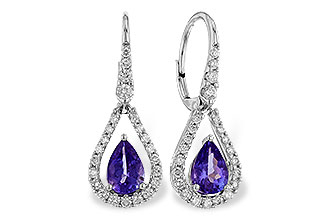 D311-19404: EARR 1.48 TW TANZANITE 1.98 TGW (7x5 PEAR)