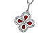 D311-20322: NECKLACE .68 RUBY TW .96 TGW