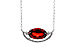 D311-20331: NECKLACE 1.94 GARNET 2.08 TGW (10x6MM GAR / 18")