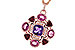 D311-21186: NECKLACE 2.76 SEMI-PREC (AM,GT,PT) 2.82 TGW