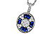 D311-24895: NECKLACE .56 TW SAPPHIRE .80 TGW