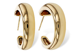 D311-25749: GOLD EARRINGS (20MM)