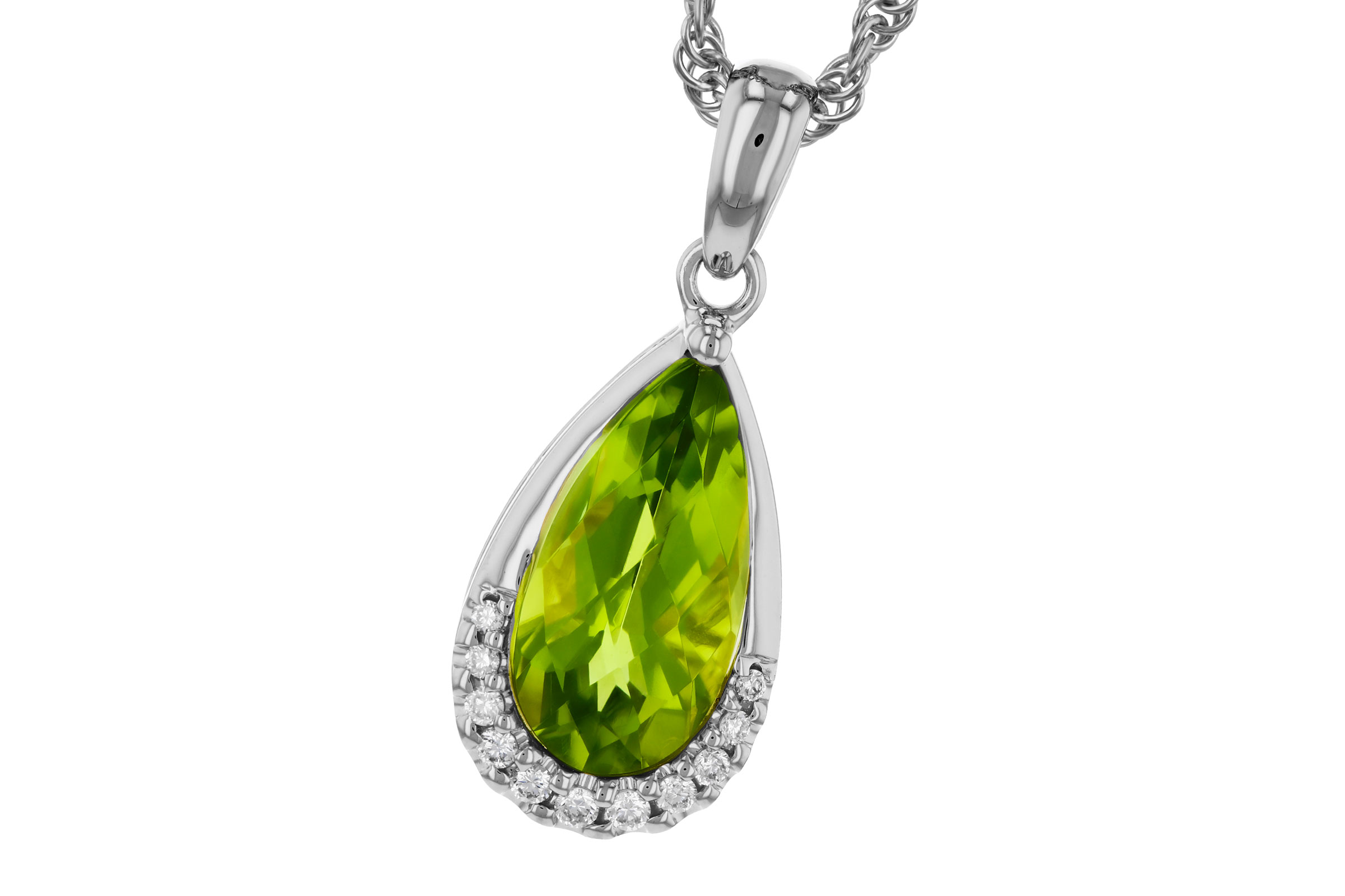 D312-11195: NECK 1.94 PERIDOT 2.00 TGW (12x6MM PS)