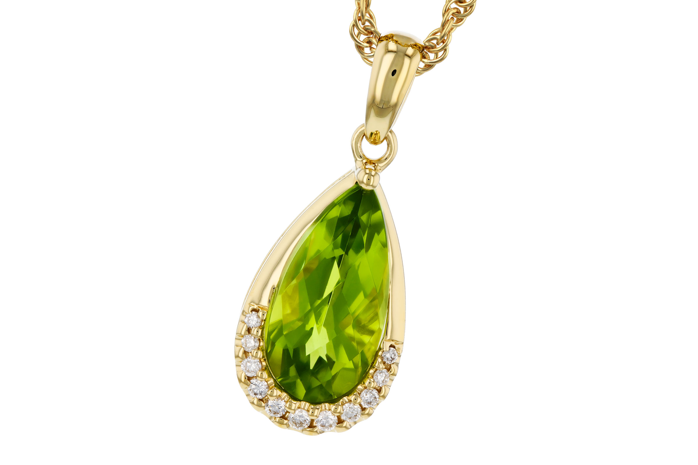 D312-11195: NECK 1.94 PERIDOT 2.00 TGW (12x6MM PS)