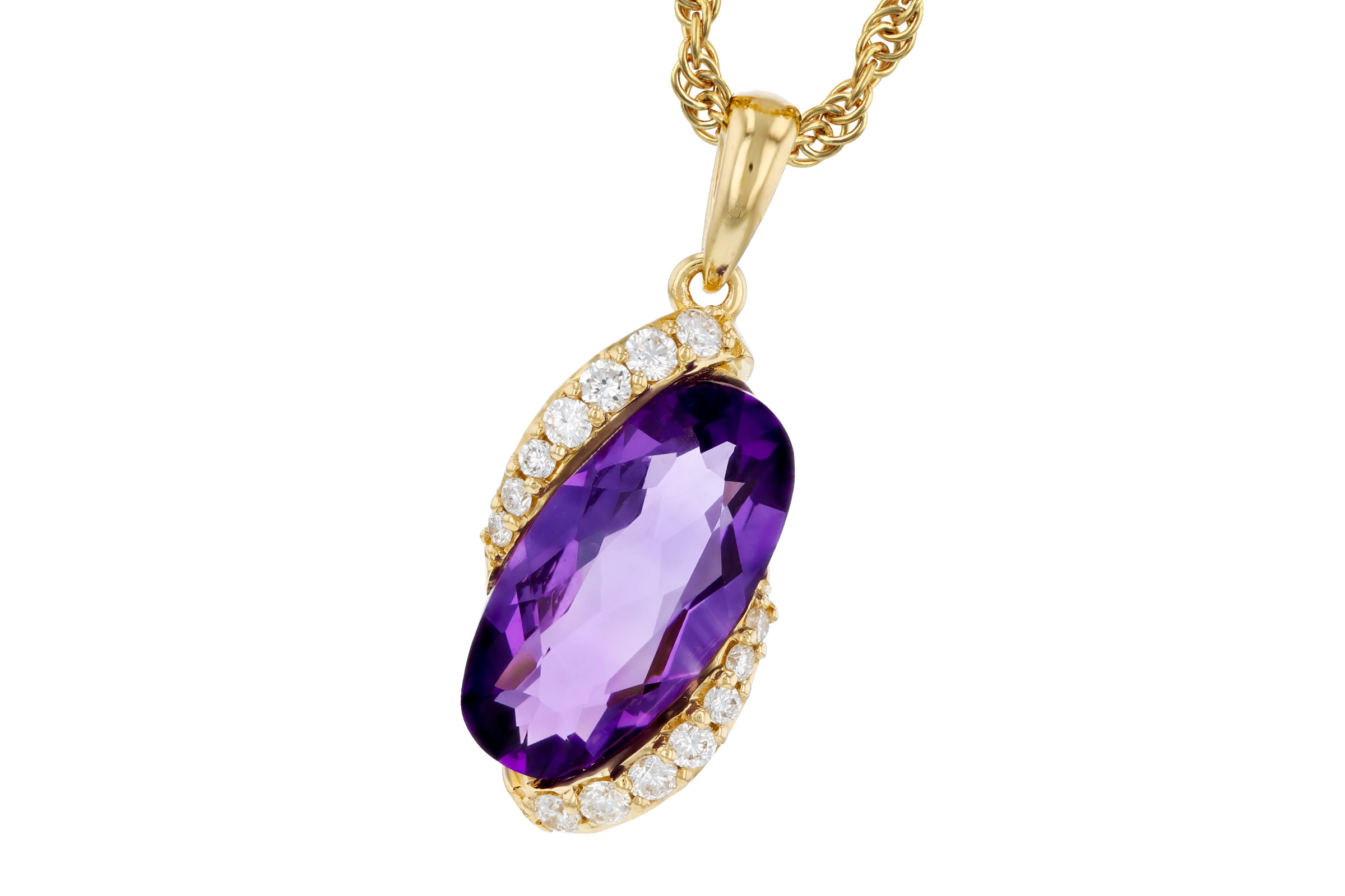 D312-11222: NECK 1.72 AMETHYST 1.84 TGW (12x6MM AMY)