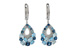 E223-98522: EARR 4.01 BLUE TOPAZ 4.24 TGW