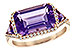 E226-64858: LDS RG 3.48 TW AMETHYST 3.70 TGW (12x8MM)