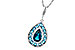 E226-67613: NECK 2.55 TW BLUE TOPAZ 2.65 TGW