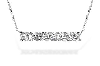E226-68458: NECK .24 TW BAGUETTES