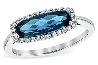 E226-68531: LDS RG 1.79 LONDON BLUE TOPAZ 1.90 TGW